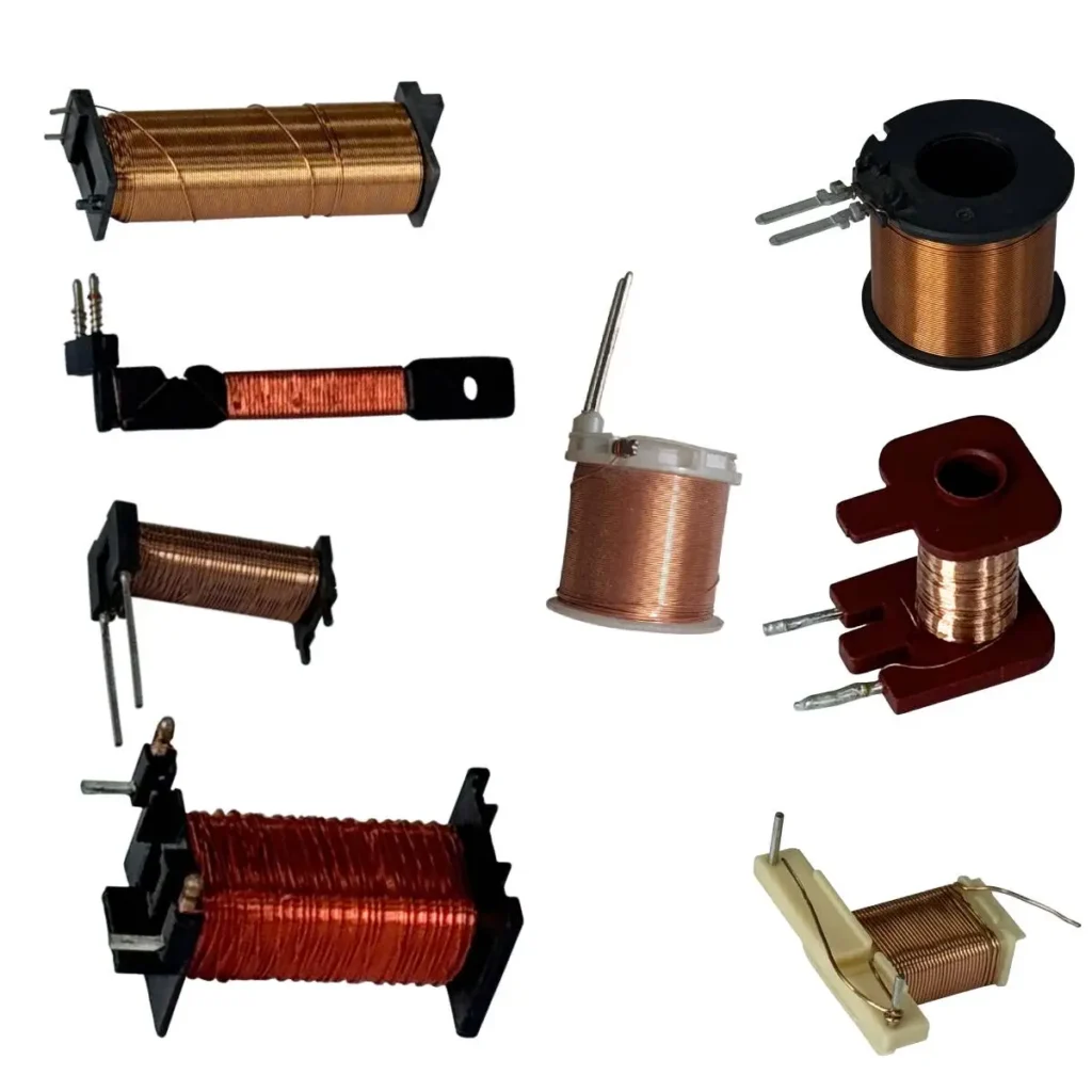 coil of winding machine