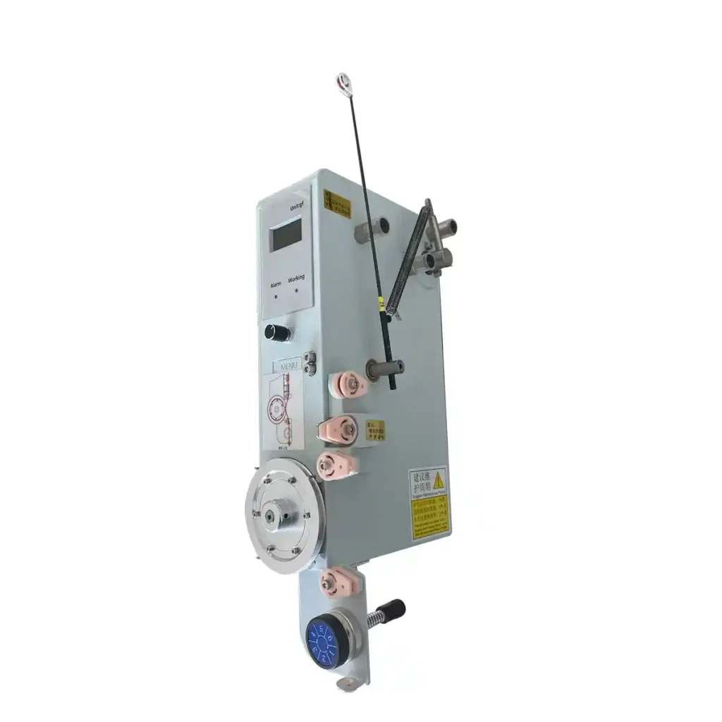 Digital wire tensioner for automatic coil winding machines, precise tension control for ultra-fine enameled copper wire